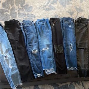 Girls skinny jeans lot